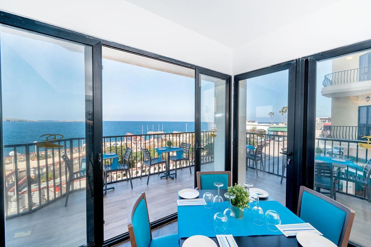 Islet Promenade Seafront Penthouse With Breathtaking Seaviews And Private Hot Tub On The Large Terrace By Getawaysmalta Leilighet San Pawl il-Baħar Eksteriør bilde